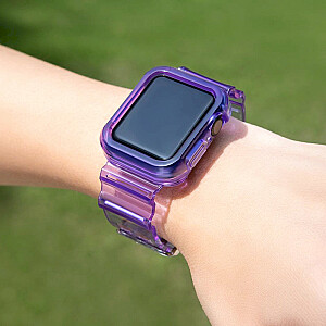 Fusion Light Set силиконовый ремешок для Apple Watch 42mm / 44mm / 45мм фиолетовый