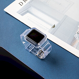 Fusion Light Set silikona siksniņa Apple Watch 38mm / 40mm / 41mm sarkana