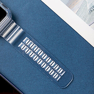 Fusion Light Set silikona siksniņa Apple Watch 38mm / 40mm / 41mm zila
