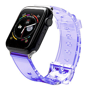 Fusion Light silikona siksniņa Apple Watch 42mm / 44mm / 45mm violeta