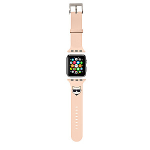 Karl Lagerfeld Choupette Head ремешок для часов for Apple Watch 38mm / 40mm / 41mm розовый