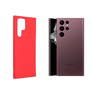 Fusion soft matte back case силиконовый чехол для Samsung S908 Galaxy S22 Ultra красный
