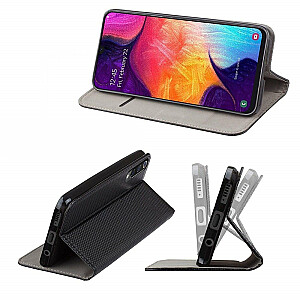 Fusion Magnet Case grāmatveida maks telefonam Samsung A536 Galaxy A53 5G melns