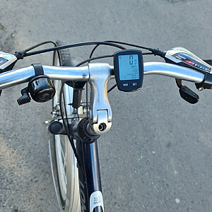Goodbuy 18667 bezvadu ūdensizturīgs velosipēda ātruma mērītājs velosipēdiem IPX4 / LCD