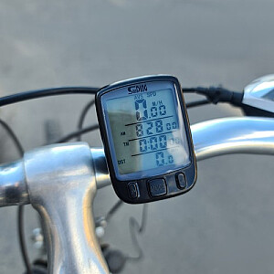 Goodbuy 18666 vadu ūdensizturīgs velosipēda ātruma mērītājs velosipēdiem IPX4 / LCD