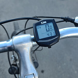 Goodbuy 18664 vadu ūdensizturīgs velosipēda ātruma mērītājs velosipēdiem IPX4 / LCD