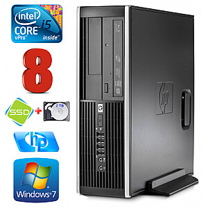 Personālais dators HP 8100 Elite SFF i5-650 8GB 120SSD+2TB DVD WIN7Pro