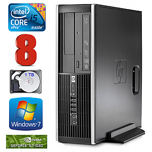 Персональный компьютер HP 8100 Elite SFF i5-650 8 ГБ 1 ТБ GT1030 2 ГБ DVD WIN7Pro