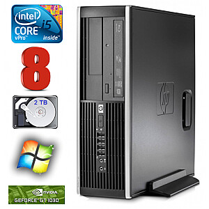 Персональный компьютер HP 8100 Elite SFF i5-650 8 ГБ 2 ТБ GT1030 2 ГБ DVD WIN7Pro