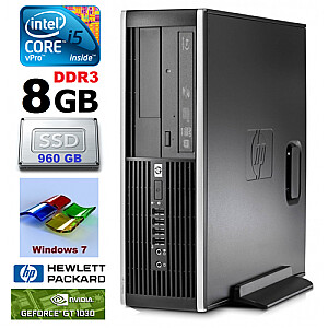 Персональный компьютер HP 8100 Elite SFF i5-650 8 ГБ 960SSD GT1030 2 ГБ DVD WIN7Pro