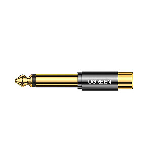 Ugreen adapter from 6.35 mm jack (male) to RCA (female) gold (AV169)