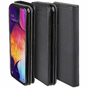 Fusion Magnet Case grāmatveida maks telefonam Samsung A135 Galaxy A13 4G melns