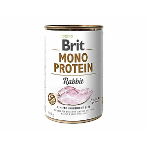 BRIT Mono Protein Rabbit - влажный корм для собак - 400 г