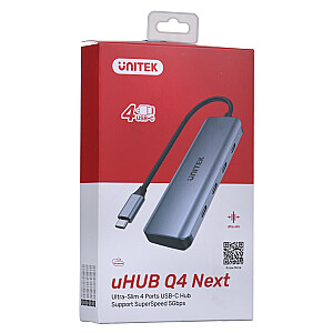 UNITEK HUB USB-C 3.1, 4X USB-C, 5Gb/s, H1107K