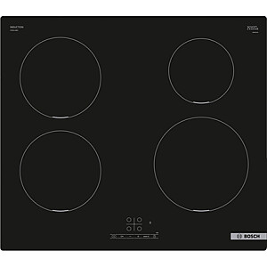 Bosch Hob PUE611BB5D	  Induction, Number of burners/cooking zones 4, Touch, Timer, Black