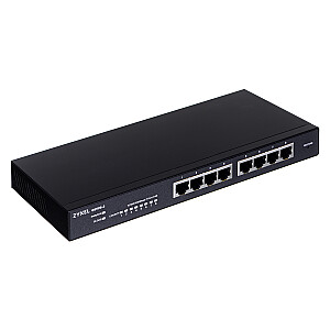 Zyxel GS1915-8 Управляемый L2 Gigabit Ethernet (10/100/1000), черный