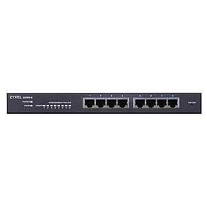 Zyxel GS1915-8 Managed L2 Gigabit Ethernet (10/100/1000), melns