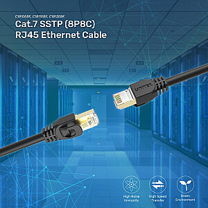 Сетевой кабель UNITEK C1814EBK Черный 15 м