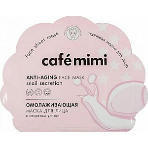 Cafe Mimi Atjaunojoša maska, gliemežu sekrēta filtrāts