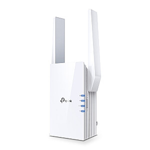 TP-Link RE705X Wi-Fi Mesh sistēma divjoslu (2,4 GHz / 5 GHz) Wi-Fi 6 (802.11ax) Balts 1 ārējais