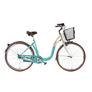 Pilsētas velosipēds Liveebike 28" zaļš/smilškrāsas (X)