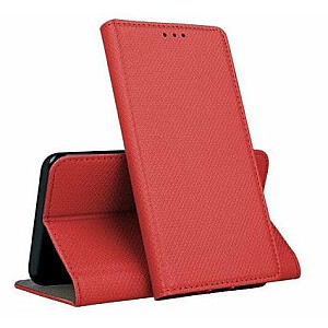 Mocco Smart Magnet Book Case Grāmatveida Maks Telefonam Samsung Galaxy S21 Sarkans