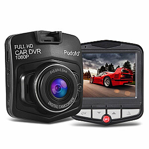 RoGer VR1 Auto video reģistrātors Full HD 1080p / microSD / LCD 2.4'' + Turētājs