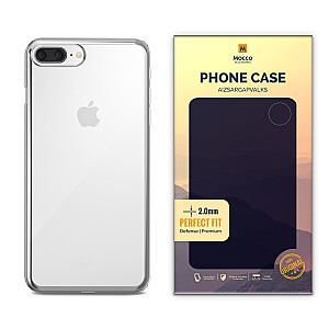 Mocco Original Clear Case 2mm Aizmugurējais Silikona Apvalks Priekš Apple iPhone 8 Plus Caurspīdīgs (EU Blister)