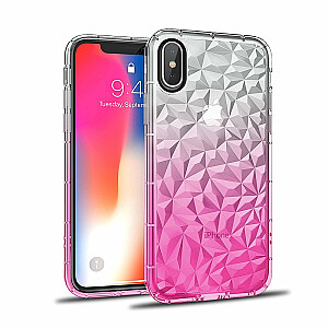 Swissten Crystal Clear Case 1 mm Силиконовый чехол для Apple iPhone 7 / 8 Прозрачный - Розовый