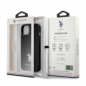 US Polo USHCP13SUMHK Back Case Aizmugurējais Apvalks Telefonam Apple iPhone 13 Mini Melns