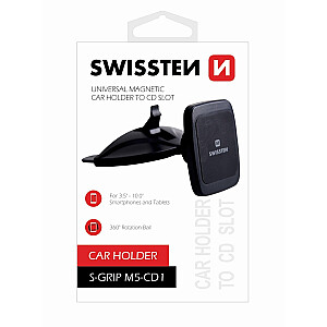 Swissten S-Grip M5-CD1 Универсальный Держатель В CD / Radio кдля Планшетов / Телефонов / GPS