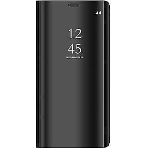 Mocco Clear View Cover Case Чехол Книжка для телефона Samsung Galaxy A42 5G Чёрный