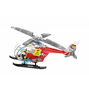 Blocki MyFireBrigade Ugunsdzēsēju Helikopters un vadības tornis / KB0812 / Konstruktors ar 129 detaļām / Vecums 6+