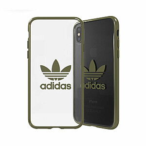 Adidas OR Clear Case Оригинальный Чехол - Бампер для Apple iPhone X / XS Зеленый