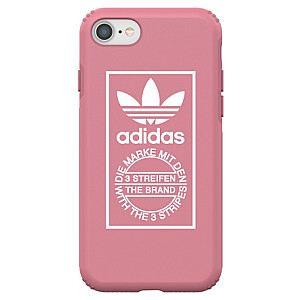 Adidas Snap Case Plastikāta Apvalks Priekš Apple iPhone 7 / 8 Rozā (EU Blister)