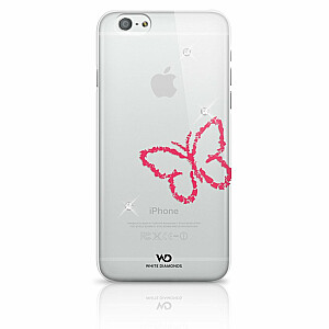 White Diamonds Lipstick Butterfly Пластмассовый чехол С Кристалами Swarovski для Apple iPhone 6 / 6S Прозрачный