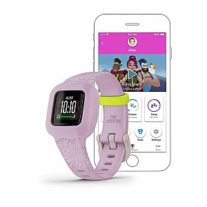 Garmin Vivofit Junior 3 rozā ziedi