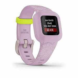 Garmin Vivofit Junior 3 rozā ziedi