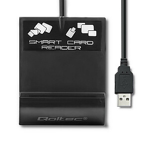 Qoltec 50363 USB-кабель 1,8 м USB 2.0 USB C USB A Черный