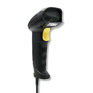 Qoltec 50876 Лазерный сканер 1D | USB | Черный
