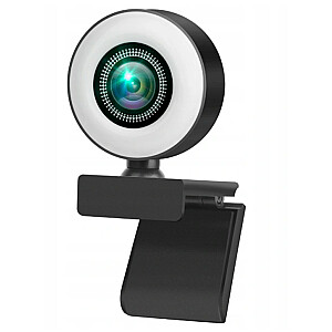 DUXO WEBCAM-Q20 1080P USB tīmekļa kamera ar iebūvētu apgaismojumu