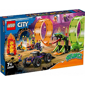 Арена для трюков LEGO City с двумя петлями (60339)