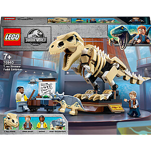 Lego Jurassic World Tyrannosaurus fosiliju izstāde (76940)