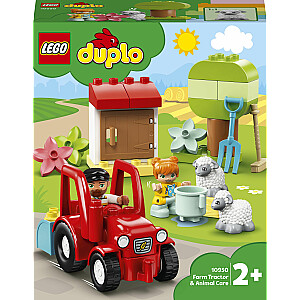 LEGO Duplo traktors un lauksaimniecības dzīvnieki (10950)