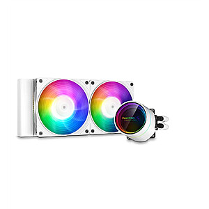Deepcool CASTLE 240EX A-RGB White, Intel, AMD, CPU Liquid Cooler