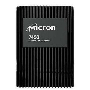 Твердотельный накопитель MICRON SSD серии 7450 PRO 3,84 ТБ Технология флэш-памяти PCIE NVMe NAND TLC Скорость записи 5300 МБ/с Скорость чтения 6800 МБ/с Форм-фактор U.3 TBW 7000 ТБ MTFDKCC3T8TFR-1BC1ZABYYR