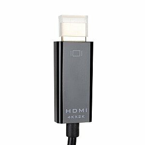 RoGer Кабель DisplayPort - HDMI / 4K x 2K / 1.8M / Черный