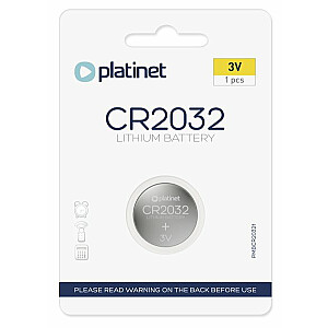 Platinet CR2032 Litija 3V Baterija 1gb.