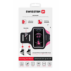 Swissten Чехол- Повязка на руку для телефонов до 6 дюймов