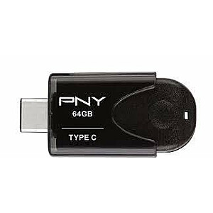 PNY Pendrive Elite 64GB USB Type-C Zibatmiņa